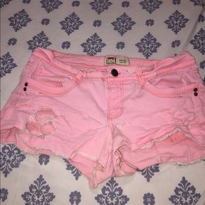 Light pink shorts